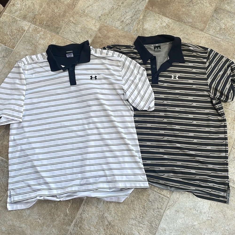 2 Mens Under Armour Polos
